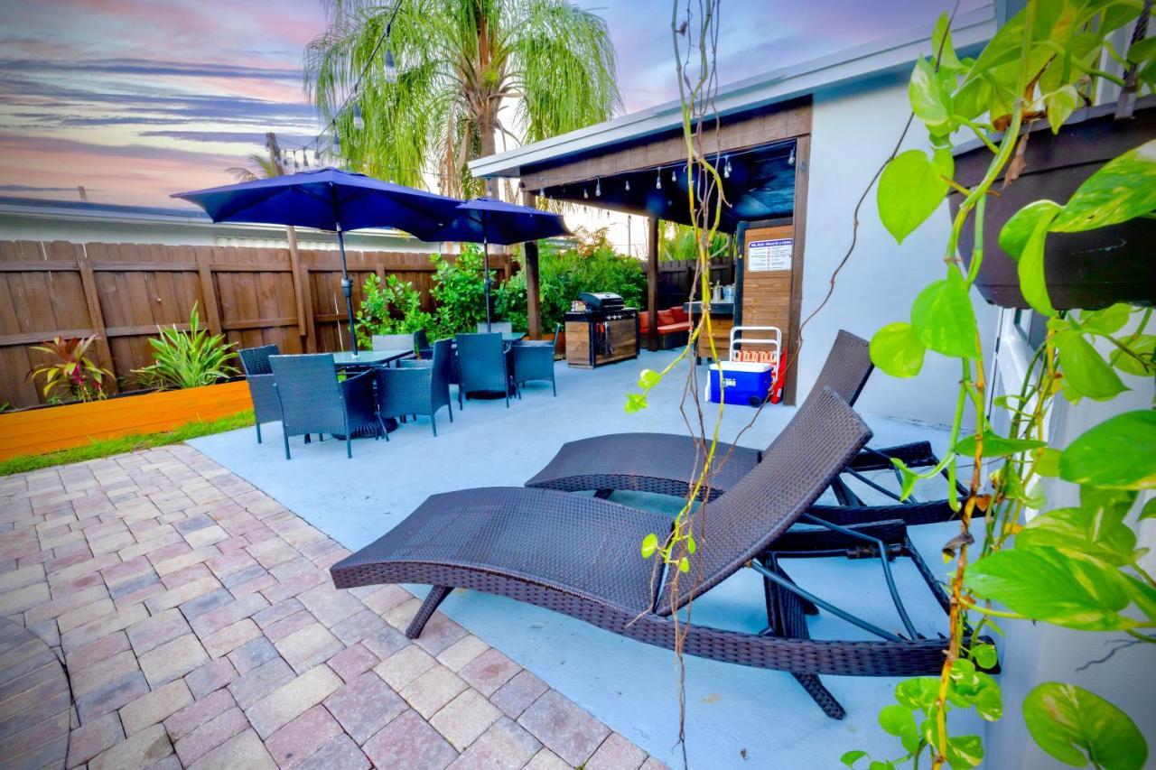 Private Heated Pool Oasis Pet-Friendly Retreat Short Or Long Stays Sleeps 2-8 Ppl Pompano Beach Esterno foto